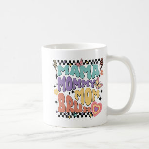 Mommy Mom Bruh Retro Groovy Mothers Day Vintage Mo Coffee Mug