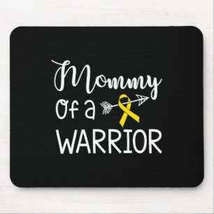 Mommy of A Warrior Childhood Cancer Awareness Mouse Pad