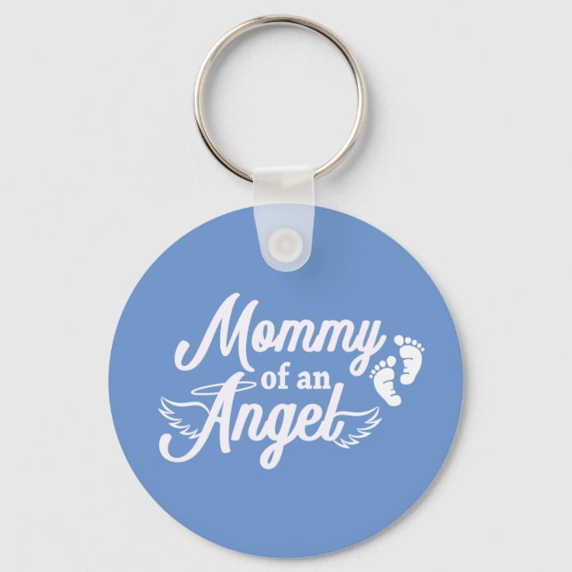Mommy of an Angel Keychain (Front)