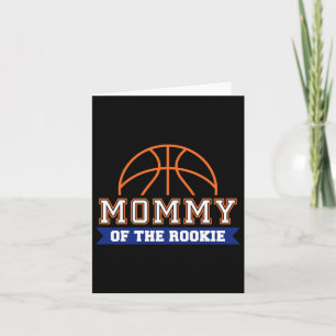 Mommy Of Rookie 1st Birthday Bysketbyll Theme Matc Card