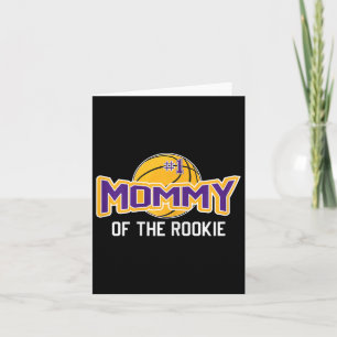 Mommy Of Rookie 1st Birthday Bysketbyll Theme Matc Card