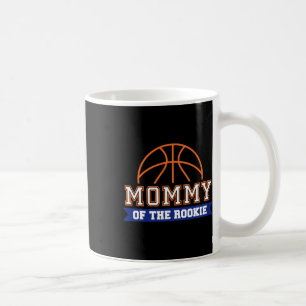 Mommy Of Rookie 1st Birthday Bysketbyll Theme Matc Coffee Mug