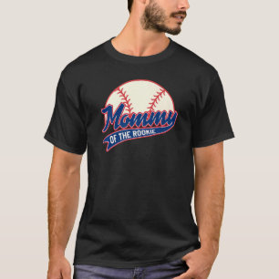 Mommy of Rookie Birthday Matching Baseball Theme P T-Shirt