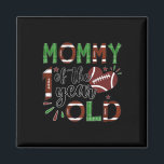 Mommy Of The 1 Year Old Football 1st Year Down Bir Magnet<br><div class="desc">Mommy Of The 1 Year Old Football 1st Year Down Birthday</div>