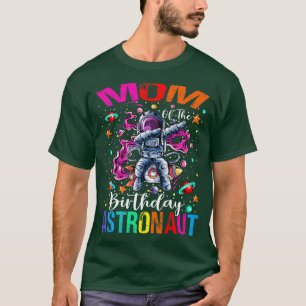 Mommy Of The Birthday Astronaut Boy Space Theme Ki T-Shirt