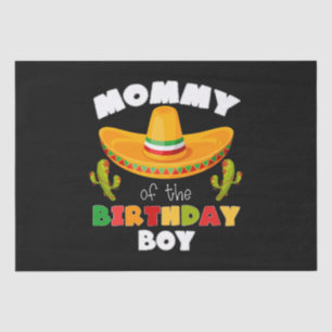 Mommy Of The Birthday Boy Cinco de Mayo Tissue Paper