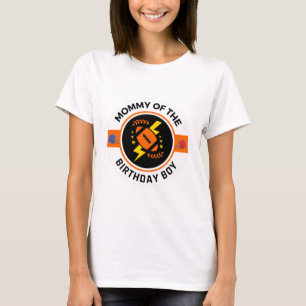 Mommy Of The Birthday Boy Football Party T-Shirt