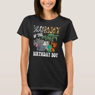 Mommy of the Birthday Boy Zoo Bday Safari Celebrat T-Shirt