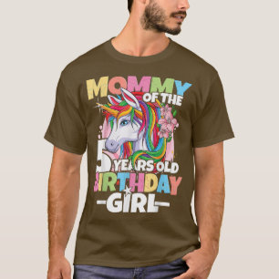 Mommy of the birthday girl - 5th birthday daughter T-Shirt