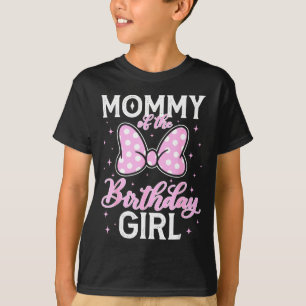 Mommy of the birthday girl kids family matching T-Shirt