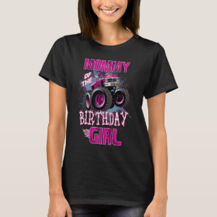 Mommy of The Birthday Girl  Monster Truck Mama 1st T-Shirt