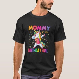 Mommy Of The Birthday-Girl Mother Unicorn Birthday T-Shirt