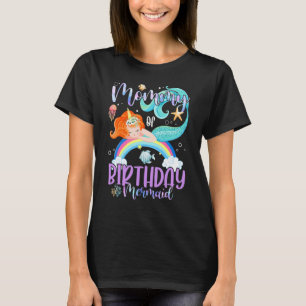 Mommy Of The Birthday Girls Mermaid Magic Family U T-Shirt