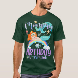 Mommy Of The Birthday Girls Mermaid Magic Family U T-Shirt