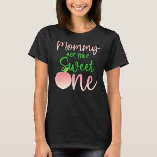 Mommy Of The Birthday One Peach 1st Summer Fruit F T-Shirt