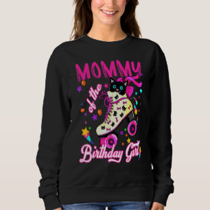 Mommy Of The Colourful Roller Skate Cat Girl Rolli Sweatshirt