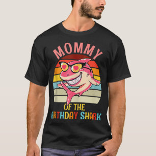 Mommy of the Shark Birthday Mom Matching Family Ta T-Shirt
