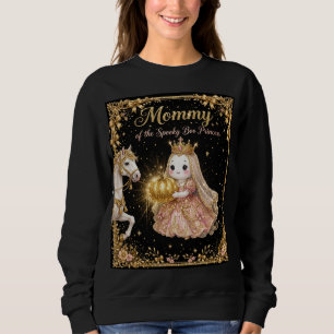 Mommy of the Spooky Boo Princess Shirt Black Gold