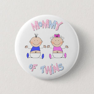 Mommy of Twins 2 Inch Round Button