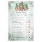 Mommy or Daddy Baby Shower Game woodland