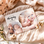 Mommy Photo Collage | Mothers Day Holiday Card<br><div class="desc">Revolutionize the way you express your affection this Mother’s Day with our modern card. This bespoke card enables you to compile two of your cherished photos into a stunning collage, alongside the bold statement - I LOVE YOU MOMMY. Make it even more personal with a custom message. A Mother's gesture...</div>