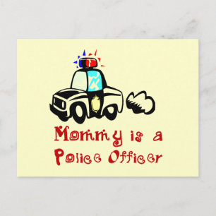 Mommy Police Officer T-shirts and Gifts Postcard