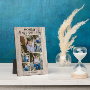 Mommy   Rustic Wood   Photo Collage Plaque