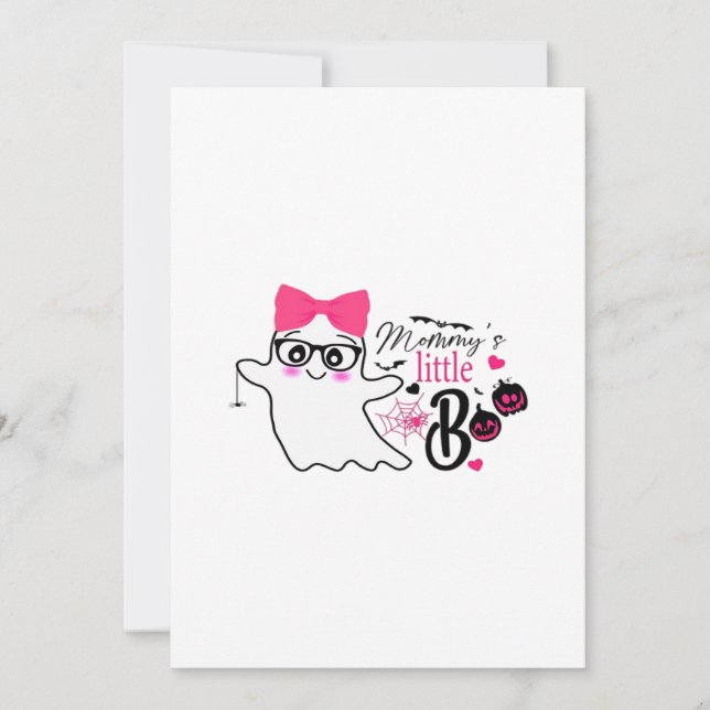 Mommy’s Boo Halloween Holiday Card (Front)