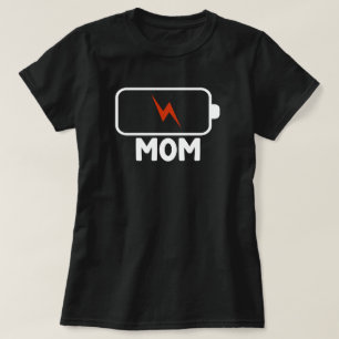 Mommy’s Empty Battery Funny Women’s Family T-Shirt