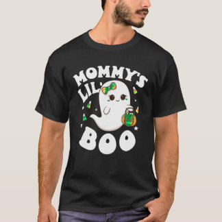 Mommy s Lil Boo Baby Girls Toddler Halloween Cute  T-Shirt
