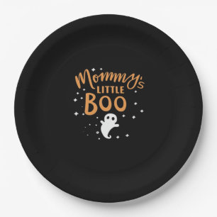Mommy’s Little Boo - Happy Halloween Paper Plate