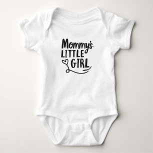 Mommy’s Little Girl New Mom Designs Girl Design Baby Bodysuit