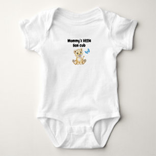 Mommy’s little lion cub baby bodysuit