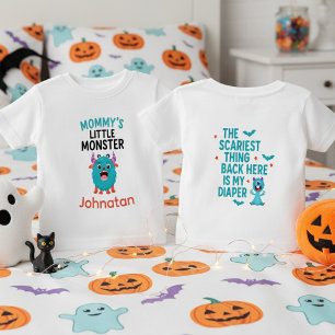 Mommy’s Little Monster Halloween Funny Baby T-Shirt