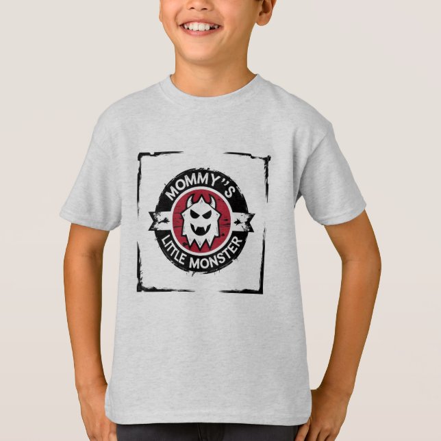 Mommy’s Little Monster Kids T-Shirt (Front)