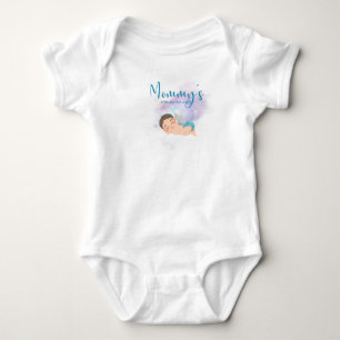 Mommy’s little warrior angel baby bodysuit 