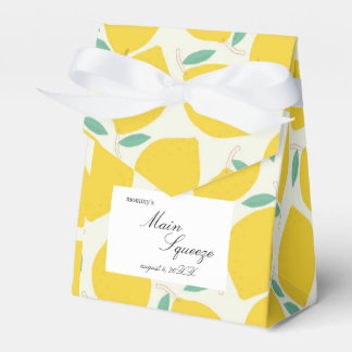 Mommy’s Main Squeeze Lemon Citrus Baby Shower Favor Box
