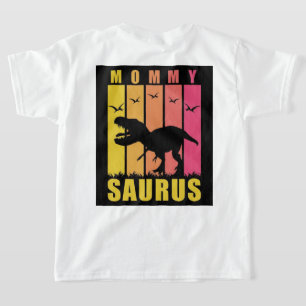 Mommy Saurus Rex T-Shirt Cute Dinosaur Mom Shirt F