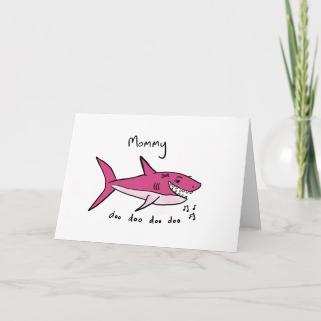 Mommy shark card (Front)