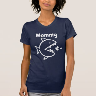 Mommy Shark Fish Family Funny T-Shirt