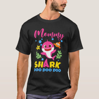 Mommy Shark Gift Cute Baby Shark Family Matching T-Shirt
