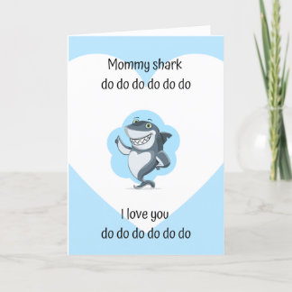 Mommy Shark Greeting card