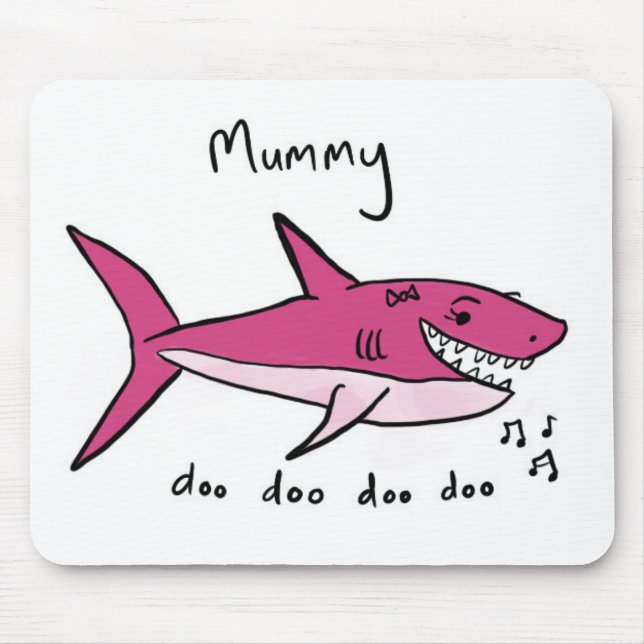 Mommy Shark Mouse Pad (Front)