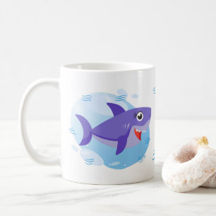 Mommy Shark - Purple Coffee Mug