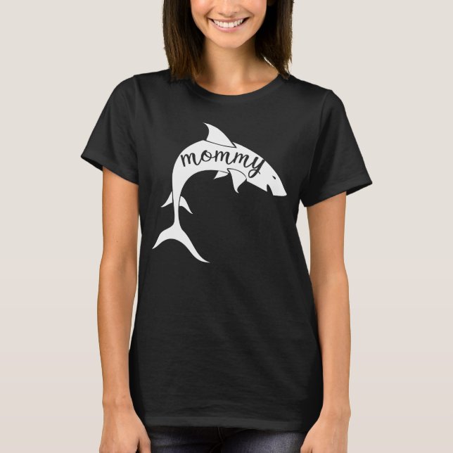 mommy shark T-Shirt (Front)