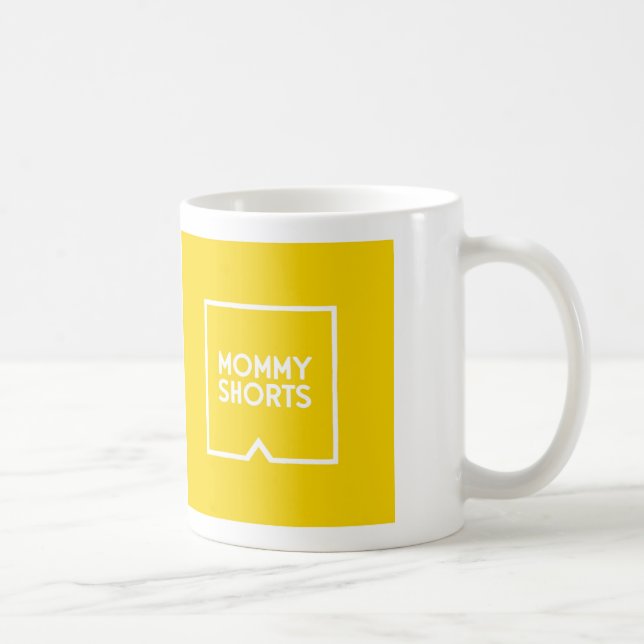 Mommy Shorts Mug - Yellow (Right)