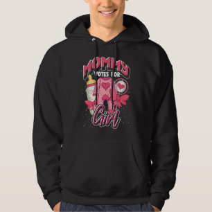 Mommy Team Girl Baby Party Baby Shower Mom Gender Hoodie