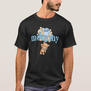Mommy Teddy Bear 1st Birthday Boy Family Matching T-Shirt