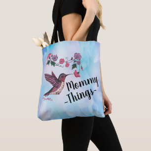 Mommy Things, Hummingbird Tote Bag