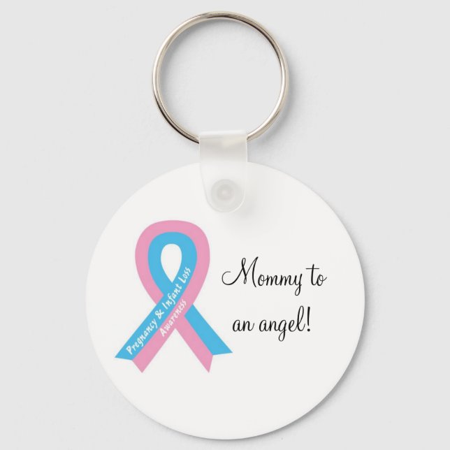 Mommy to an angel keychain (Front)